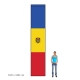 Moldavsko vlajka