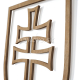 Znak SR drevený frézovaný dub