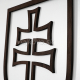 Znak SR drevený frézovaný palisander