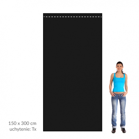 Smútočná zástava 150x300 cm