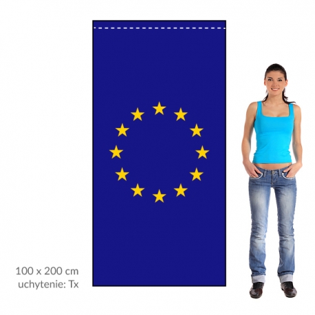 EU zástava 100x200 cm