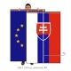 Sada SR+EU zástava 100x150 cm
