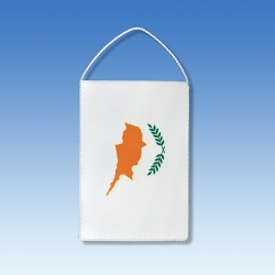 Cyprus stolová zástavka