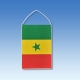 Senegal stolová zástavka