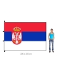 Srbsko vlajka