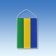 Gabon stolová zástavka