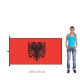 Albánsko vlajka 