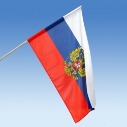 Rusko so znakom vlajka 150x100 cm