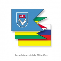 Obecná vlajka 120 x 80 cm